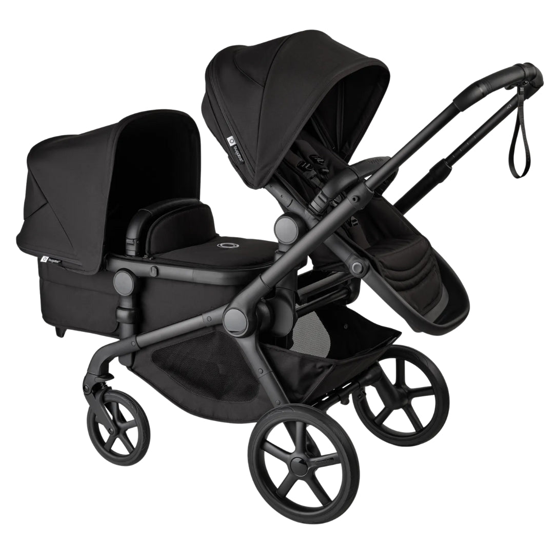 Bugaboo Kangaroo Double Stroller BLACK/MIDNIGHT BLACK-MIDNIGHT BLACK