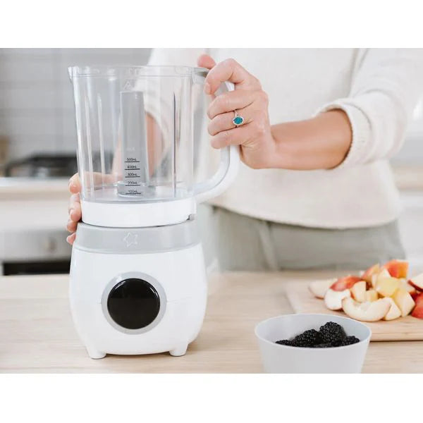 Cherub Baby Automatic Baby Food Maker, Bottle Steriliser & Warmer + Reusable Baby Food & Yogurt Pouches Bundle Kit V2