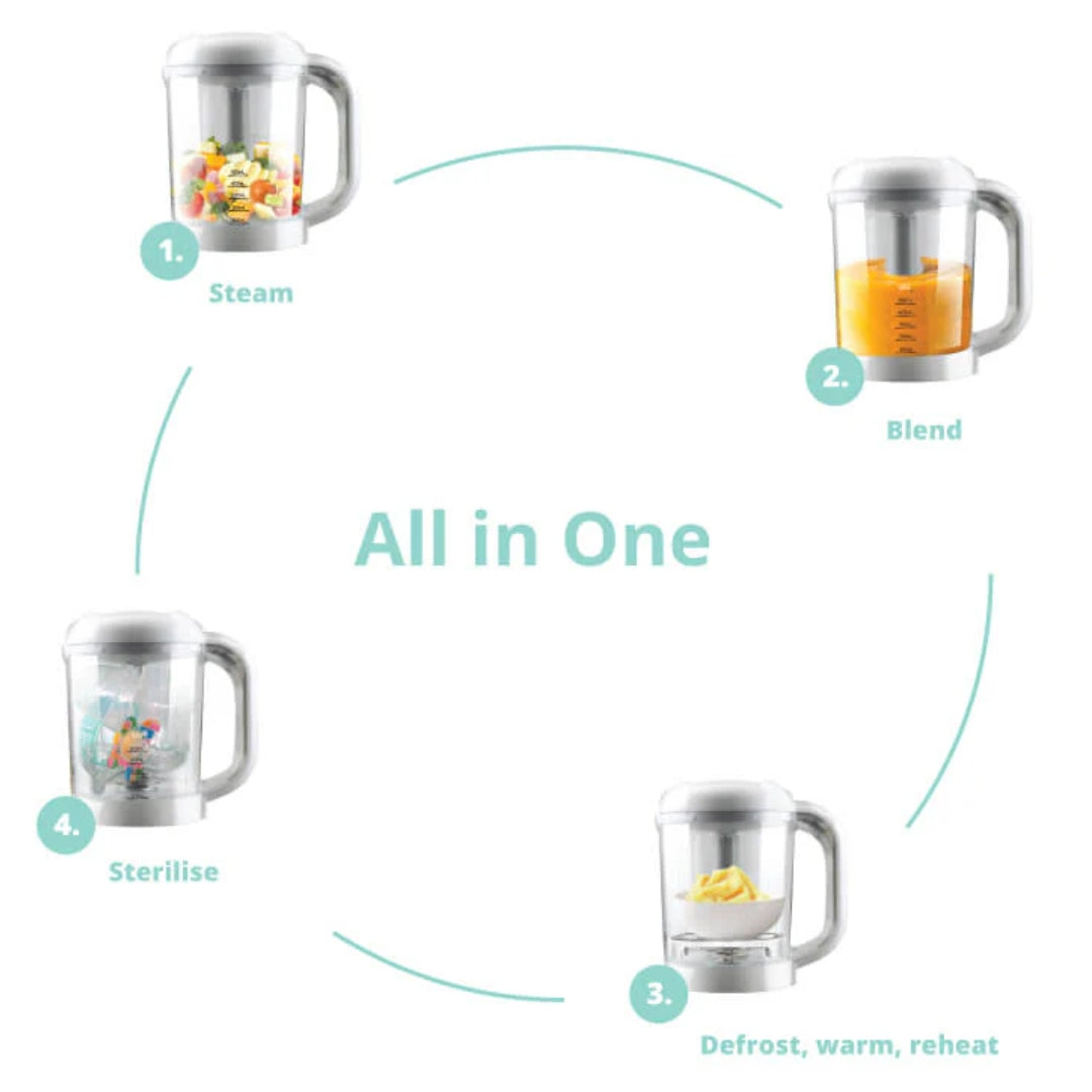 Cherub Baby Automatic Baby Food Maker, Bottle Steriliser & Warmer