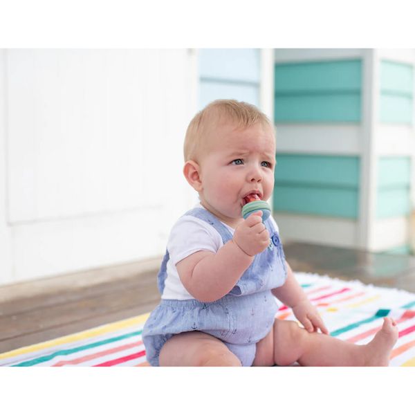 Cherub Baby Silicone Fresh Food Feeder Cerulean/Sage