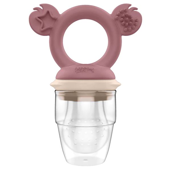Cherub Baby Silicone Fresh Food Feeder Dusty Rose/Sand