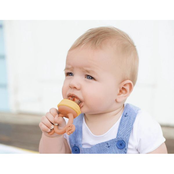 Cherub Baby Silicone Fresh Food Feeder Mimosa/Caramel