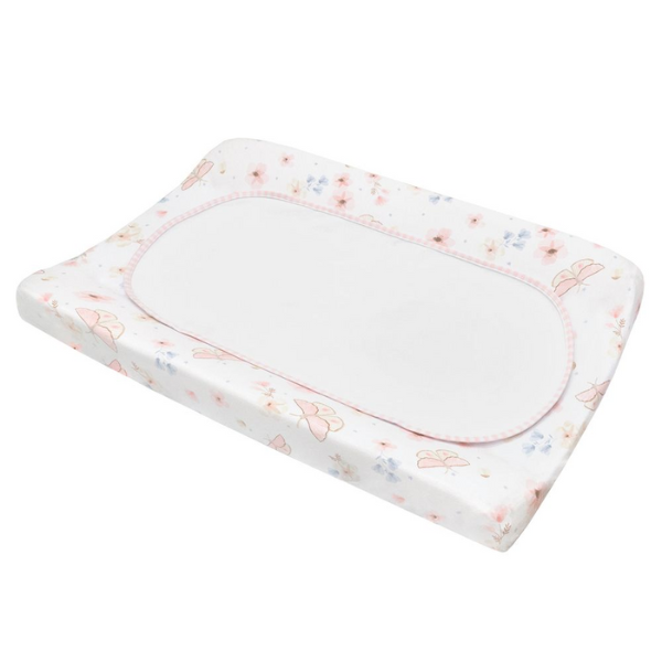 Living Textiles Change Pad Cover & Liner Set Butterfly Garden