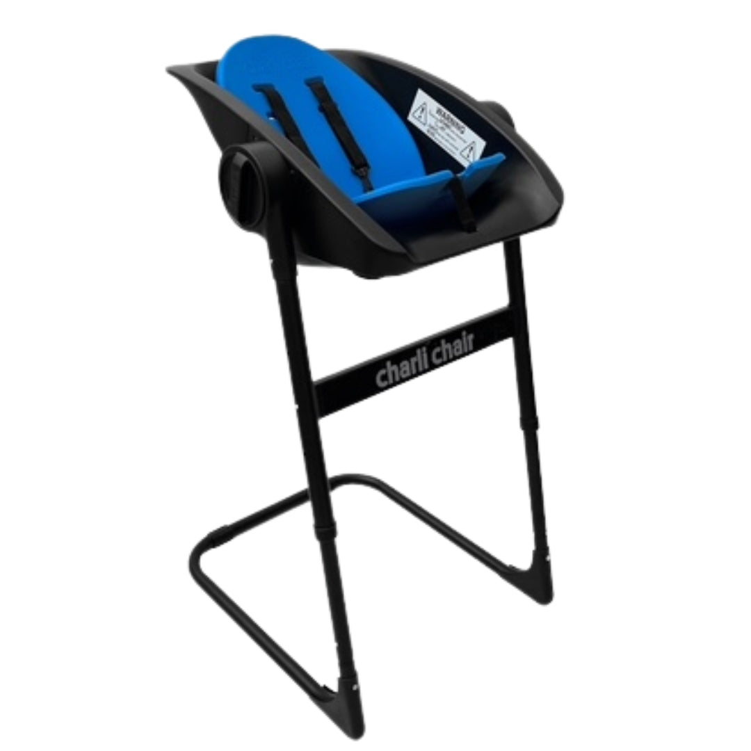 Charli Chair Baby Shower and Bath Chair 2 in 1 Black