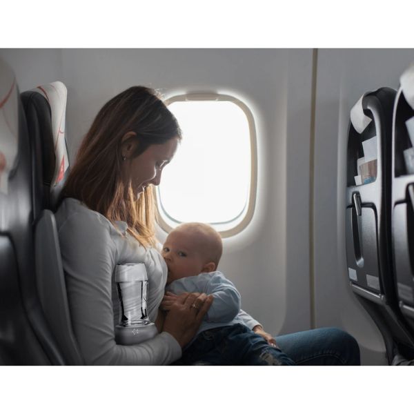 Cherub Baby Portable Bottle Warmer with 2 adapters (Medela & Tommee Tippee)