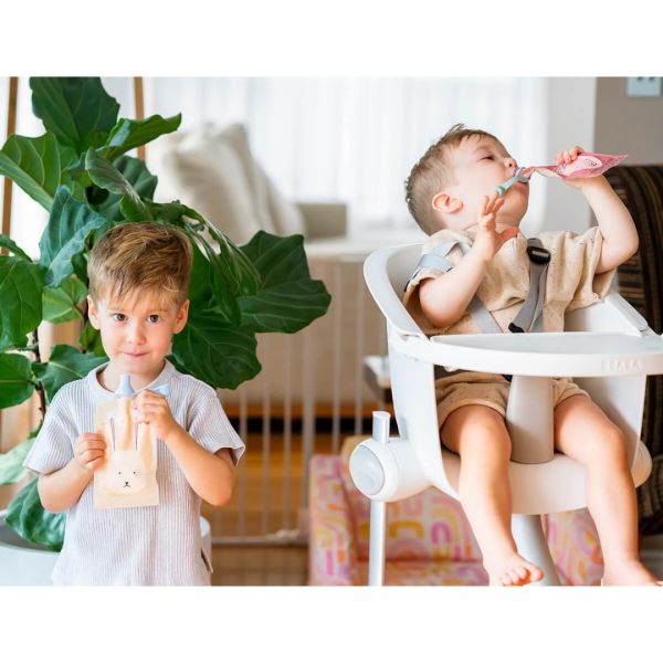 Cherub Baby Automatic Baby Food Maker, Bottle Steriliser & Warmer + Reusable Baby Food & Yogurt Pouches Bundle Kit