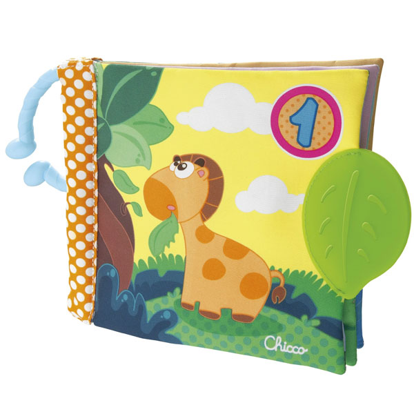 Chicco 1-2-3 Fabric Book Stroller Toy