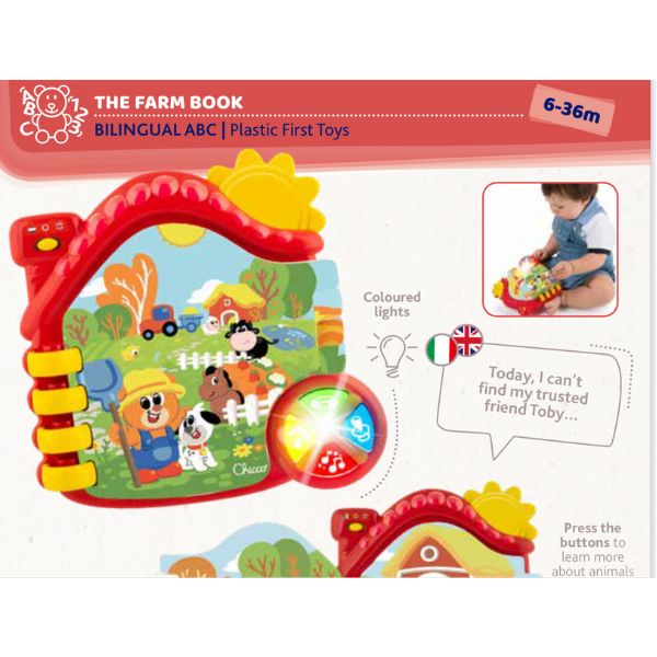 Chicco ABC Farm Book Italian/English