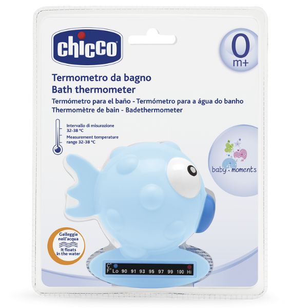 Chicco Bath Thermometer Blue Fish
