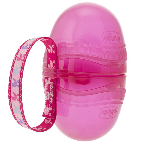 Chicco Double Soother Holder Pink