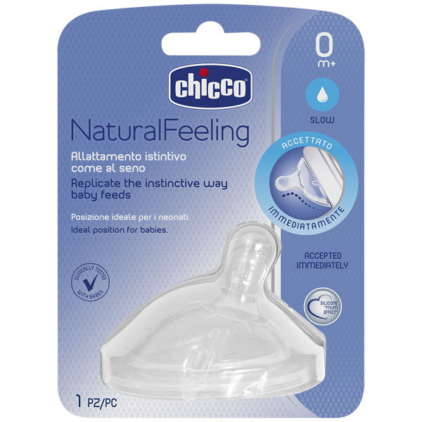 Chicco Natural Feeling 0m+ Teat Slow Flow 1pc