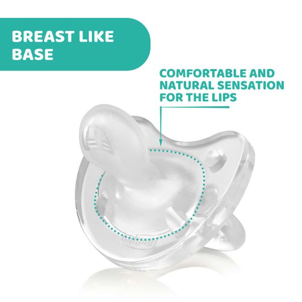 Chicco PhysioSoft Soother 0-6m 1pc Clear