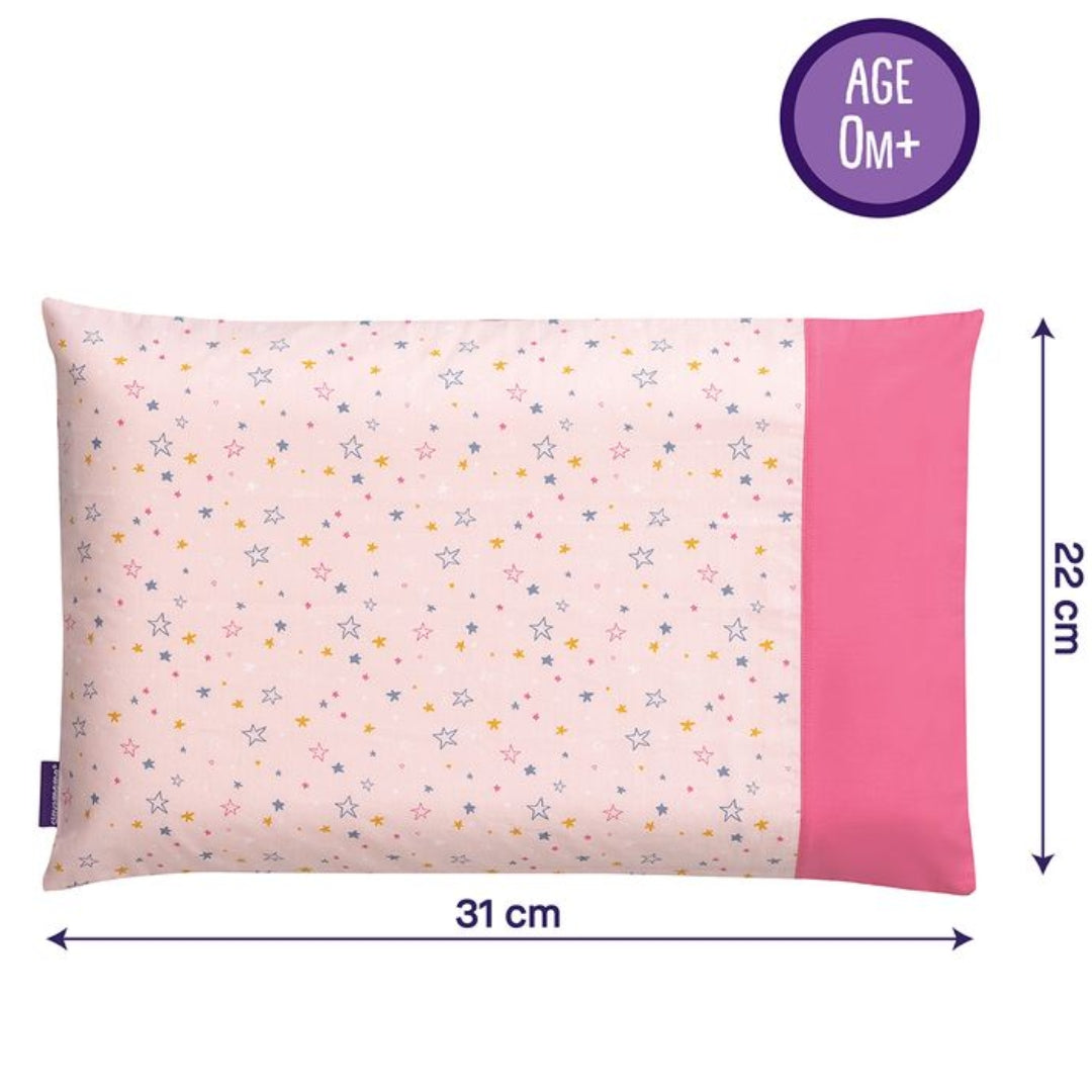 ClevaMama ClevaFoam Pram Pillow Case Pink