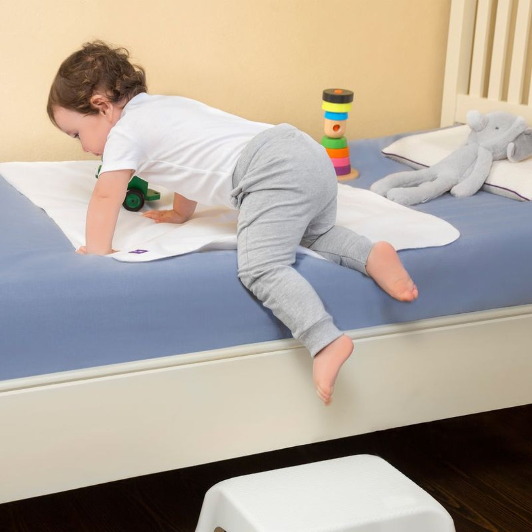 ClevaMama Brushed Cotton Waterproof Toilet Training Sleep Mat
