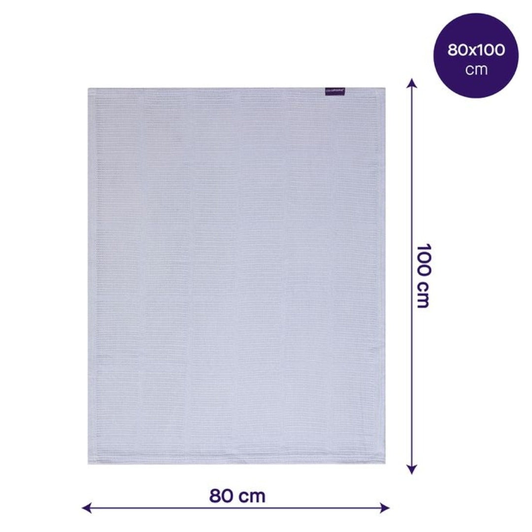 ClevaMama Cellular Blanket 80 x 100cm Blue