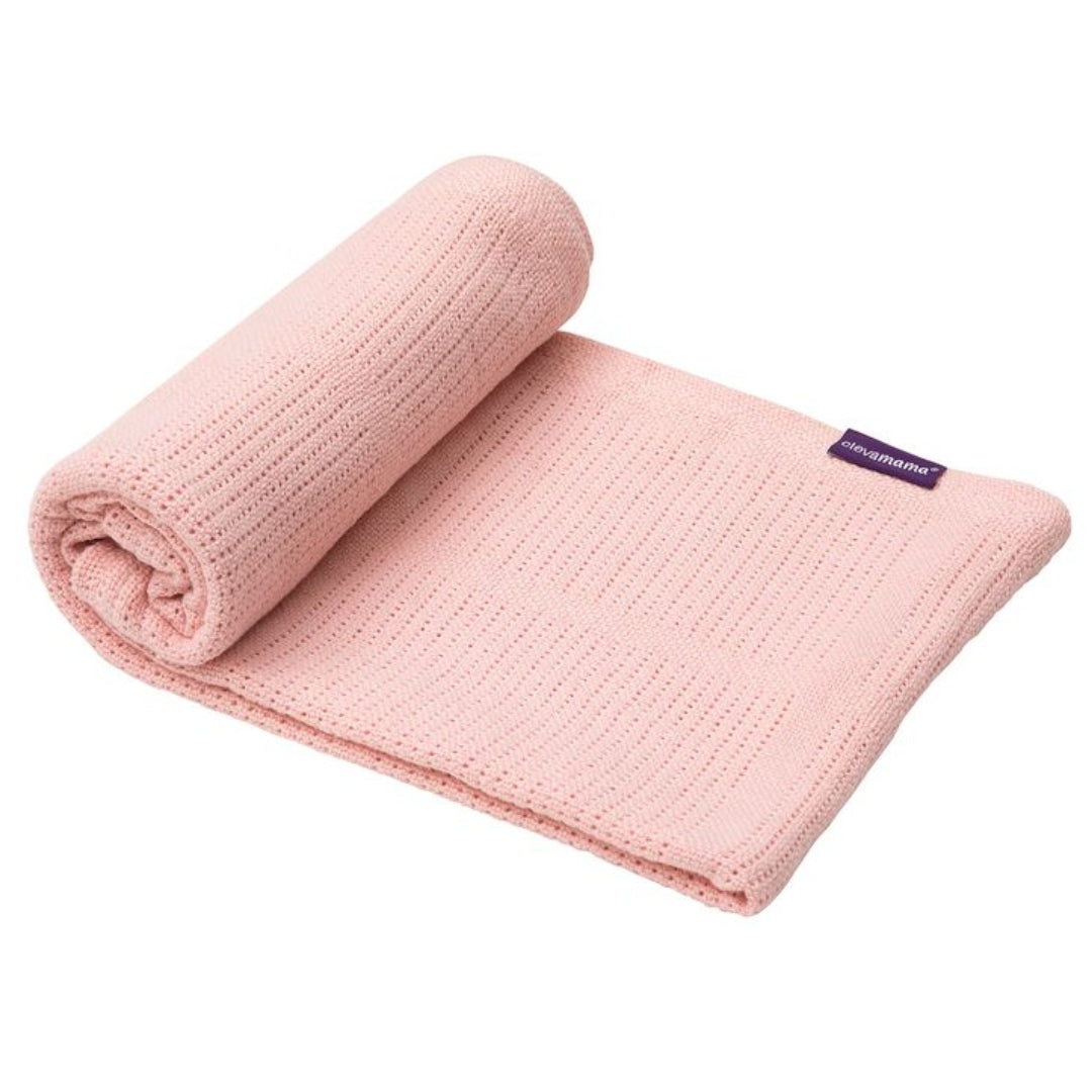 ClevaMama Cellular Blanket 80 x 100cm Pink