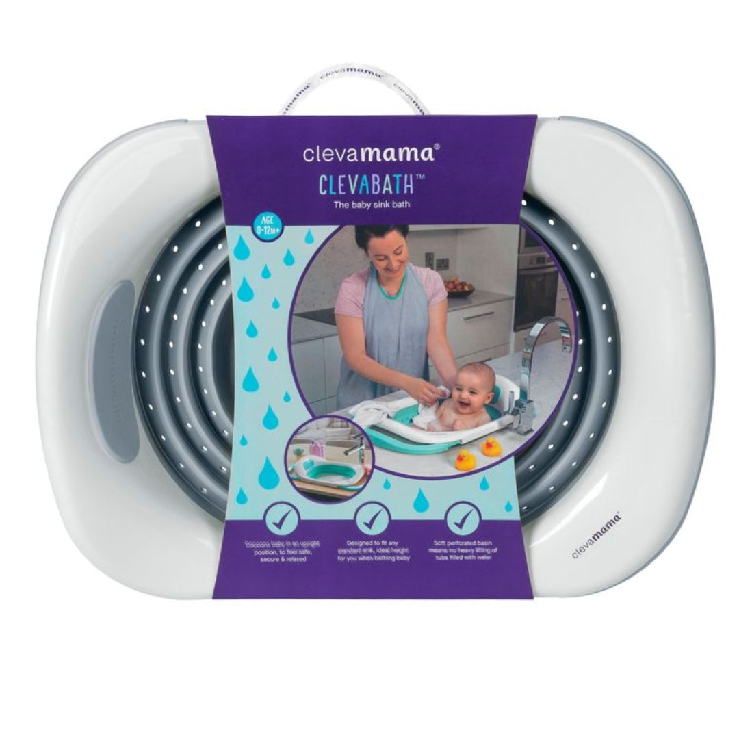 ClevaMama ClevaBath The Sink Bath Grey