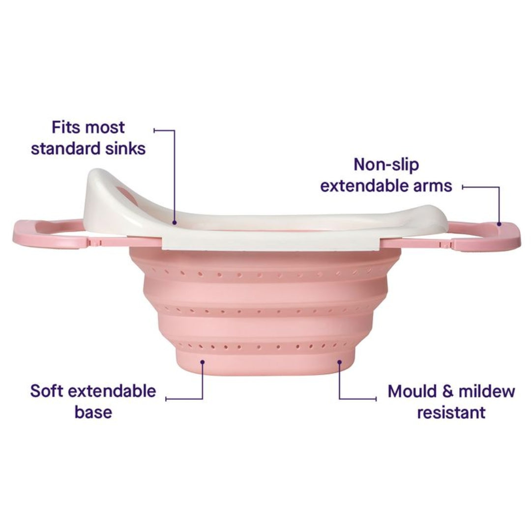 ClevaMama ClevaBath The Sink Bath Pink