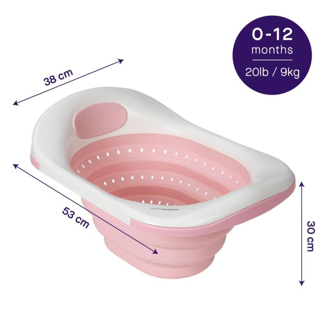 ClevaMama ClevaBath The Sink Bath Pink
