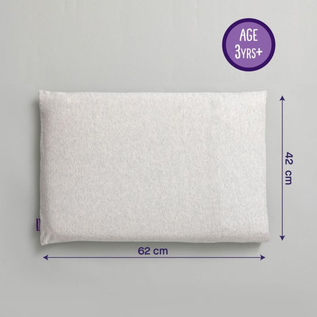 ClevaMama Jersey Cotton Junior Pillow Case 2pk Grey