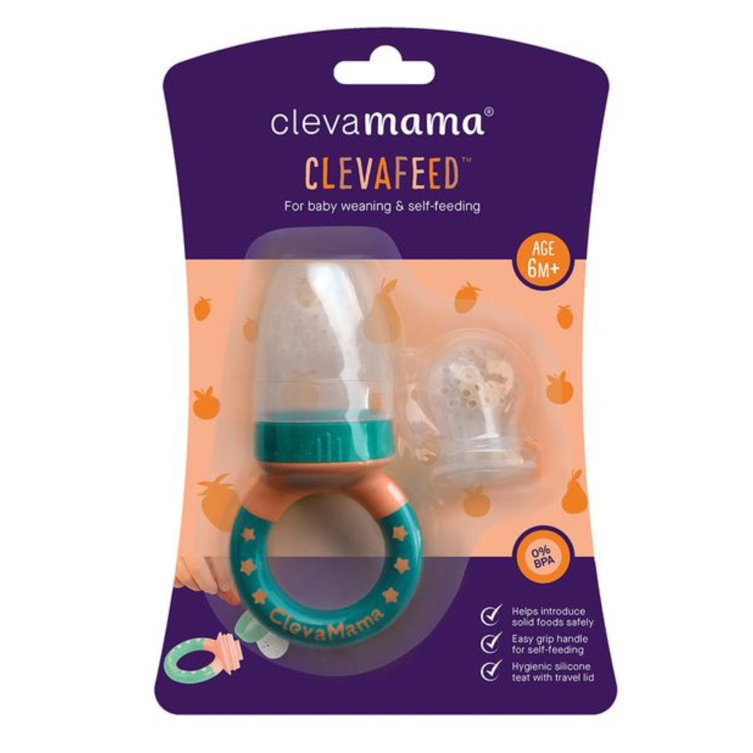 ClevaMama ClevaFeed Silicone Self Feeder with Extra Teat
