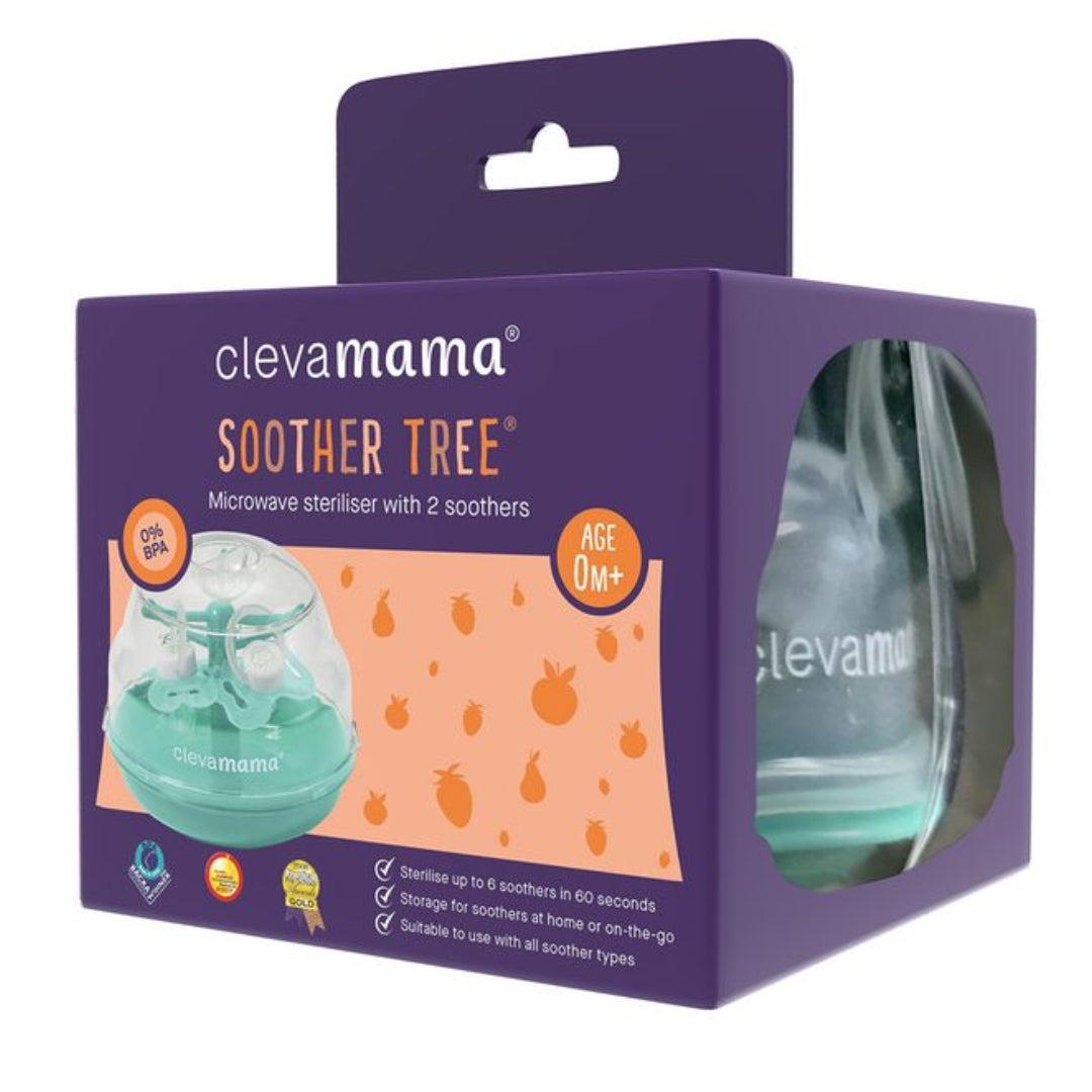 ClevaMama Soother Tree Soother Steriliser (includes 2 soothers)