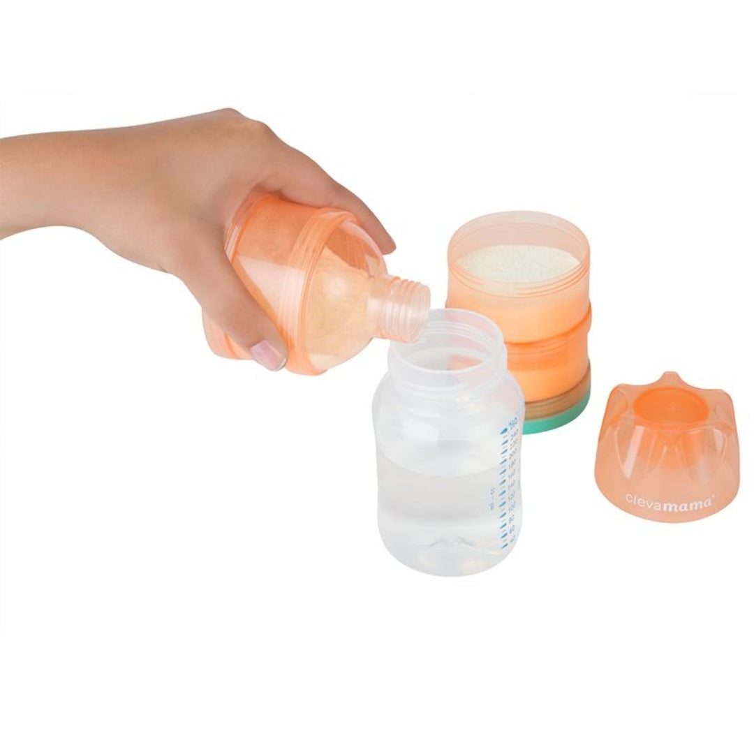 ClevaMama Travel Container - Stackable Formula & Food Container