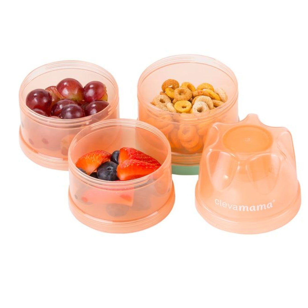 ClevaMama Travel Container - Stackable Formula & Food Container