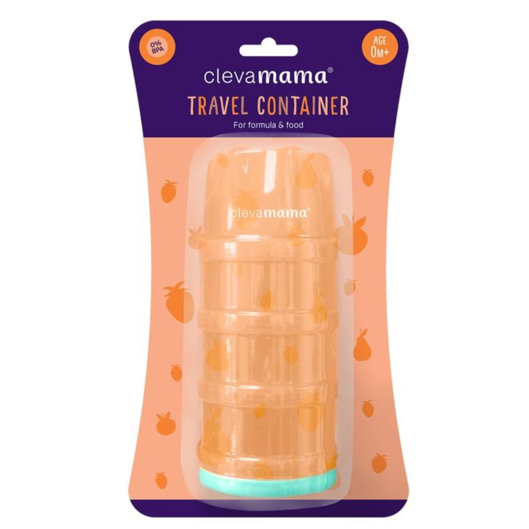 ClevaMama Travel Container - Stackable Formula & Food Container
