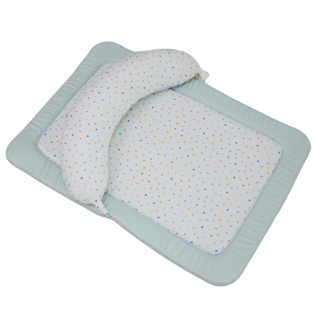 ClevaMama ClevaFoam Tummy Time Mat Terrazzo