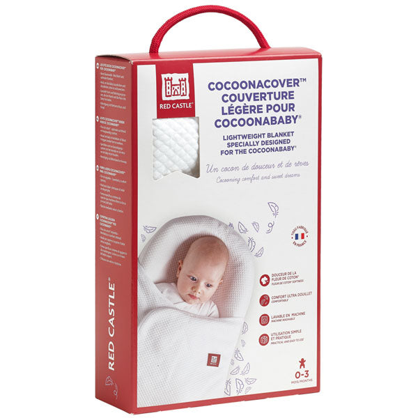 Red Castle CocoonaBaby CocoonaCover Lightweight 0.5Tog White