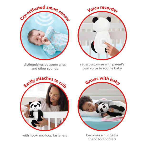 Skip Hop Cry-Activated Soother- Panda