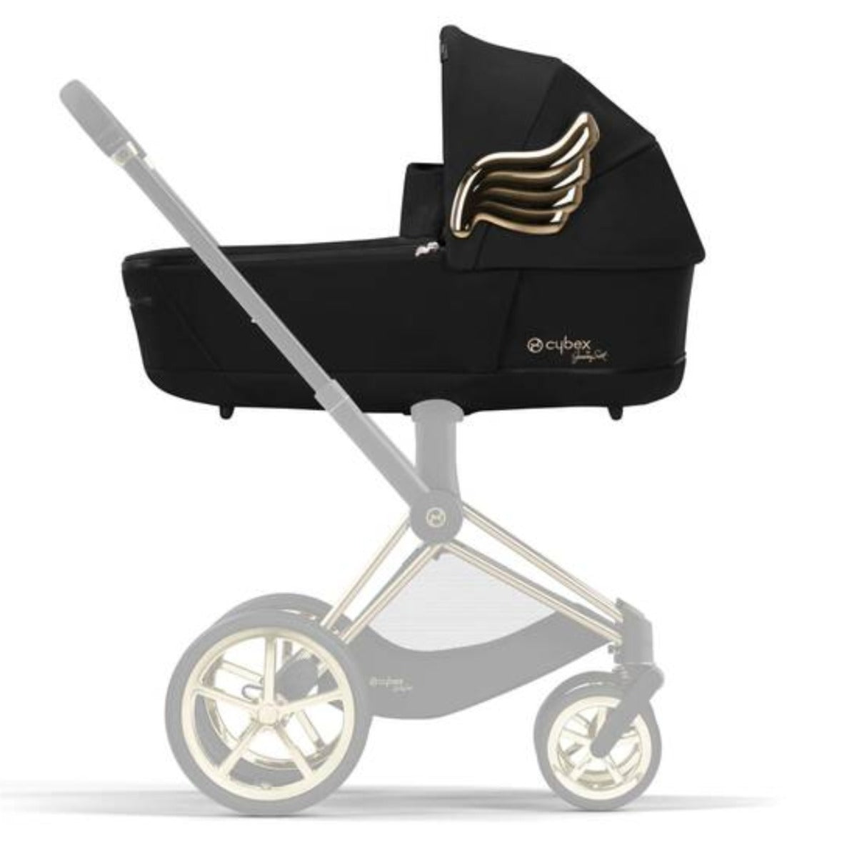 Cybex Priam Lux Carrycot V25 Wings by Jeremy Scott