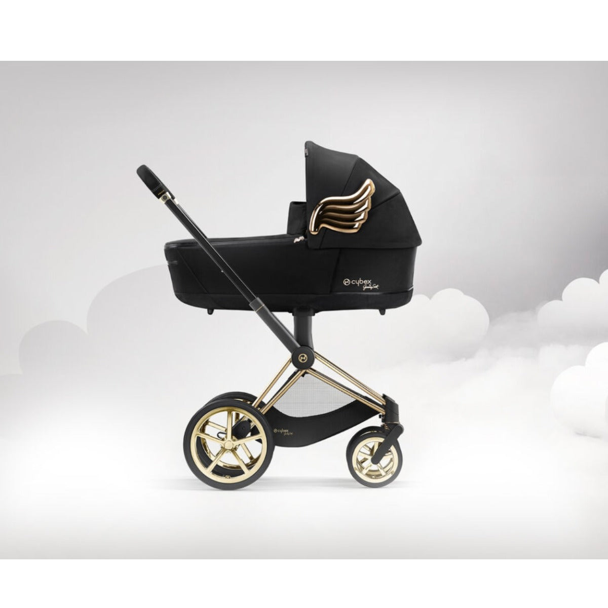 Cybex Priam Lux Carrycot V25 Wings by Jeremy Scott