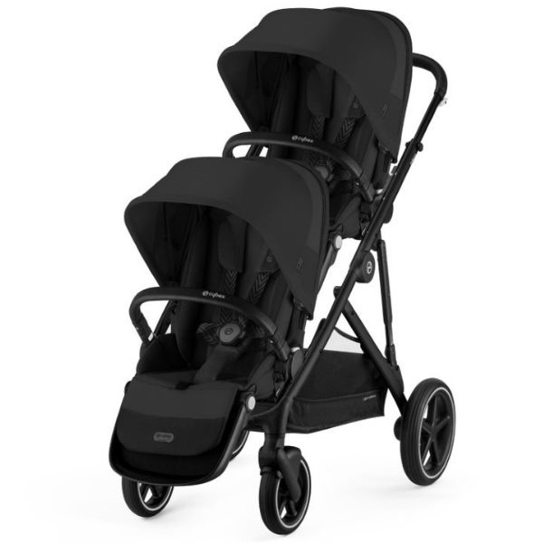Cybex Gazelle S Pram 2023 Moon Black + Gazelle S Second Seat