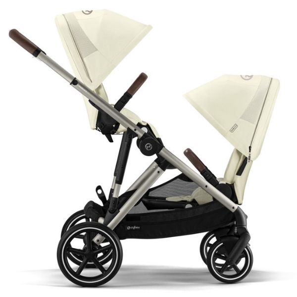 Cybex Gazelle S Pram 2023 Seashell Beige + Gazelle S Second Seat