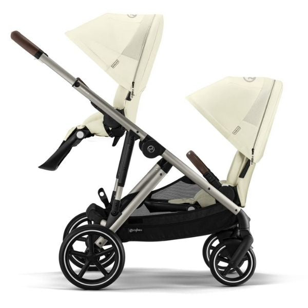 Cybex Gazelle S Pram 2023 Seashell Beige + Gazelle S Second Seat