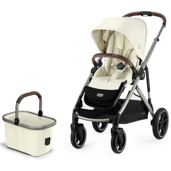 Cybex Gazelle S Pram 2023 Seashell Beige + Gazelle S Second Seat