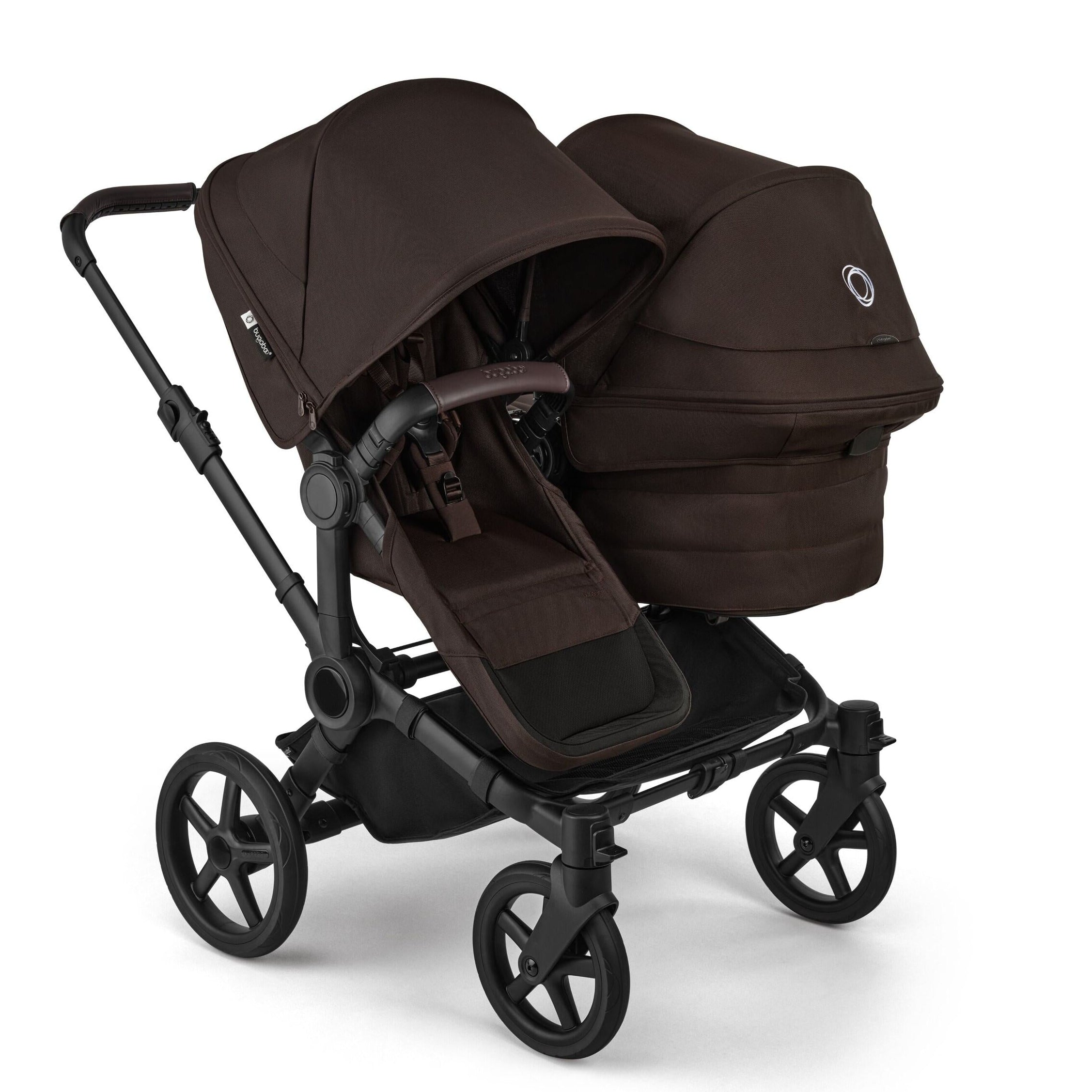Bugaboo Donkey 6 Double Pram TRAVEL SYSTEM (includes Bugaboo Turtle car seat with base & adaptors)