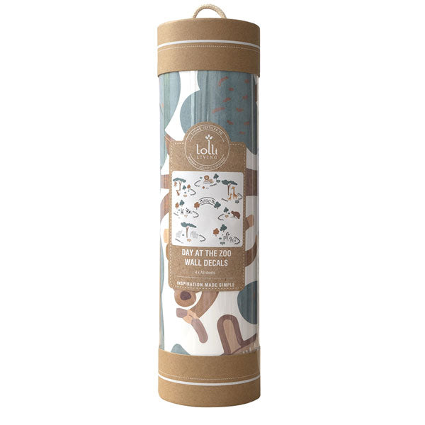 Lolli Living Day At The Zoo Wall Decal Set