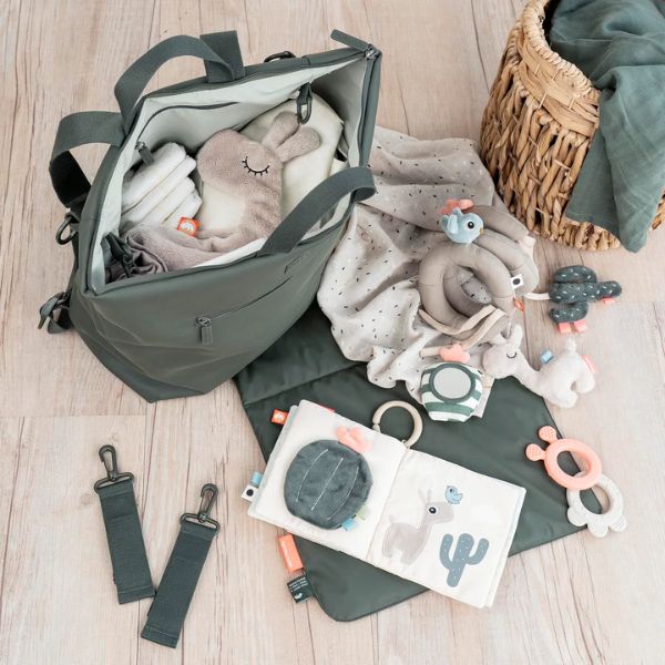 Done By Deer Changing Backpack Green
