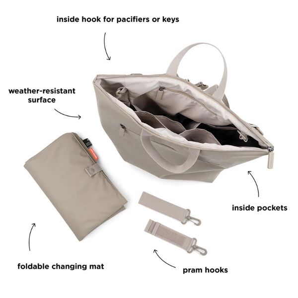 Done By Deer Changing Backpack Sand