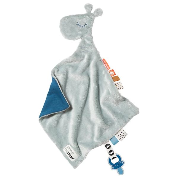 Done By Deer Comfort Blanket Raffi Blue