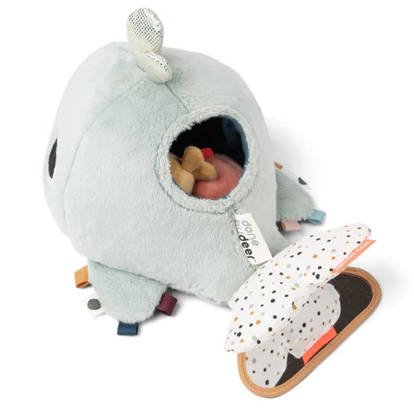 Done By Deer Hide & Seek Activity Toy Wally Blue