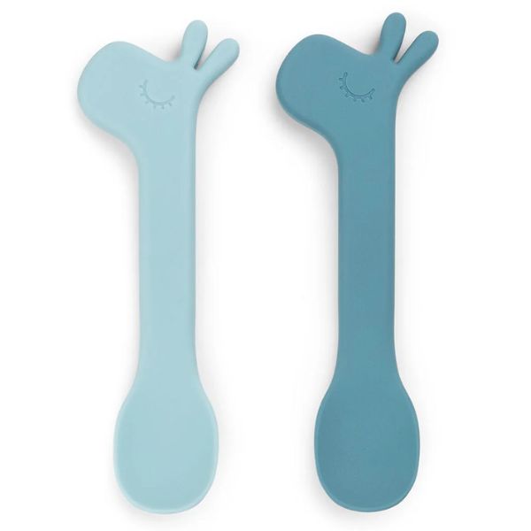 Done By Deer Silicone Spoon 2-pack Lalee Blue