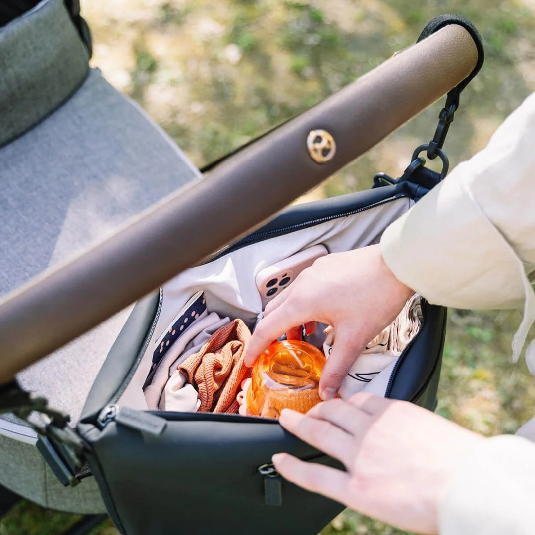 Done By Deer Stroller Bag Black