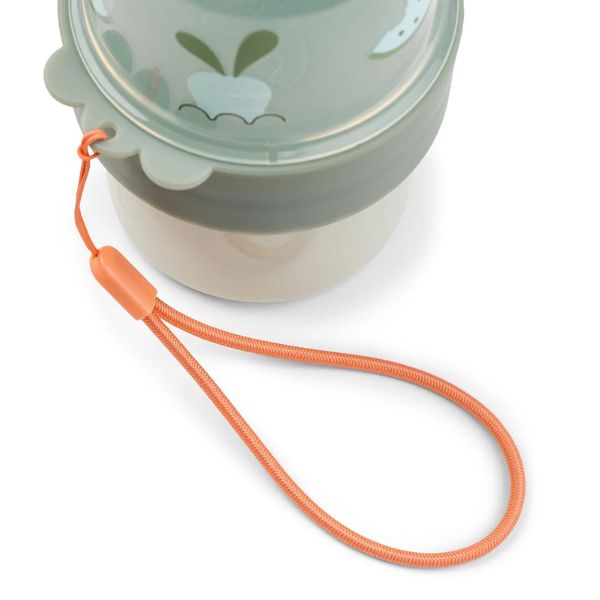 Done By Deer To Go 2-Way Snack Container Small Birdee Green
