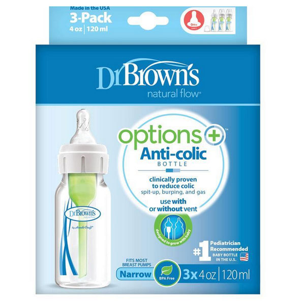 Dr Browns Options+ Bottle 3pk 120ml