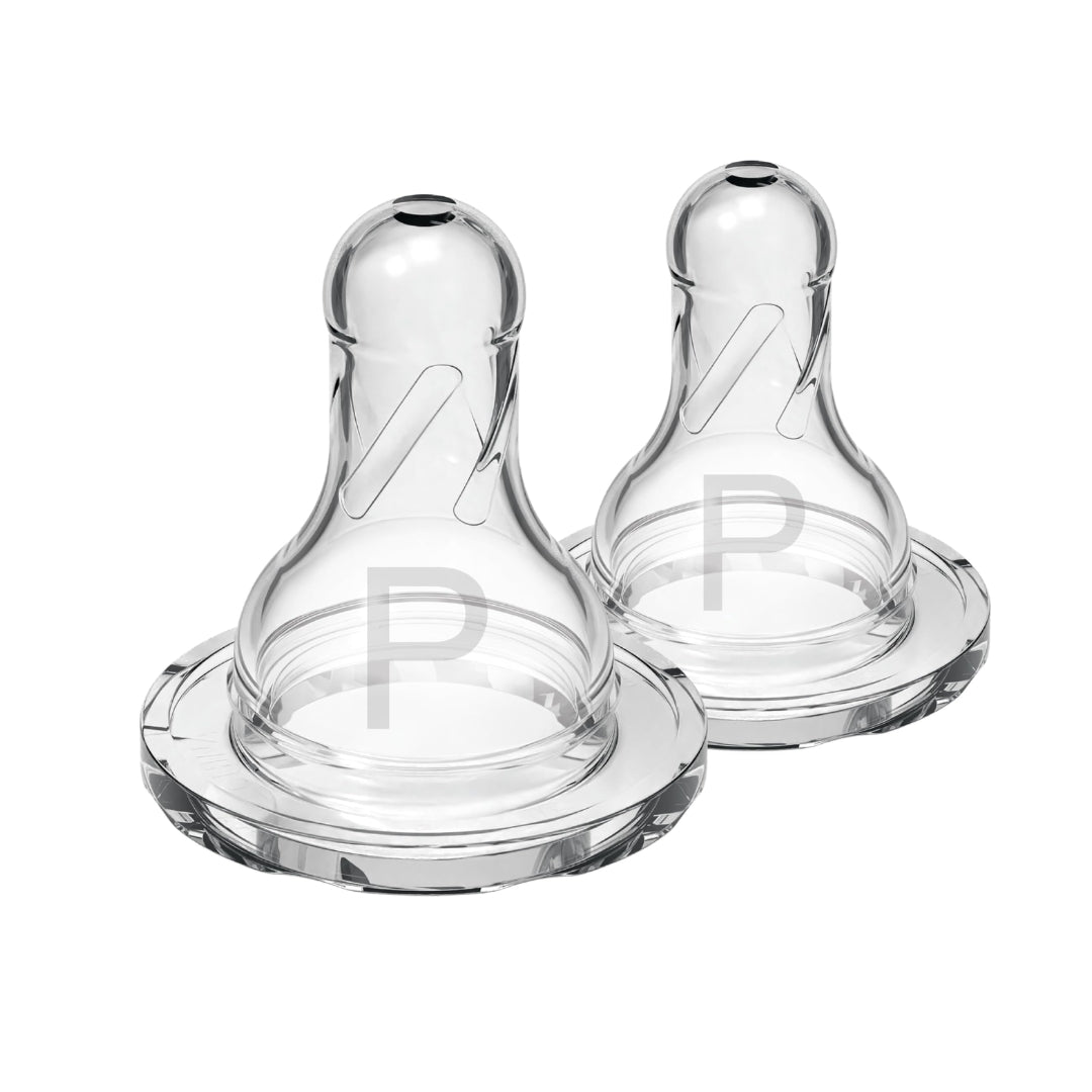 Dr Brown's Preemie Anti Colic Narrow Neck Teat Slowest Flow 0m+ 2Pack