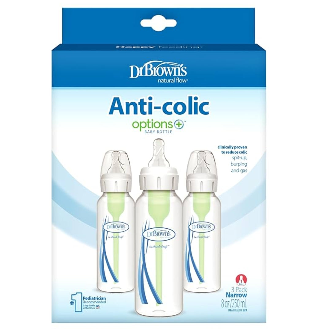 Dr Brown's Narrow OPTIONS Bottle 250ml - 3 Pack